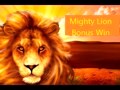 Mighty Lion Slot Machine Bonus Win !!!! Max Bet Live Play